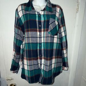 NATURAL REFLECTIONS Cotton Multicolor Flannel Shirt-XXL